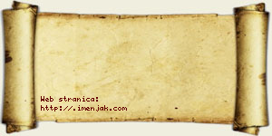 Elena Zebić vizit kartica